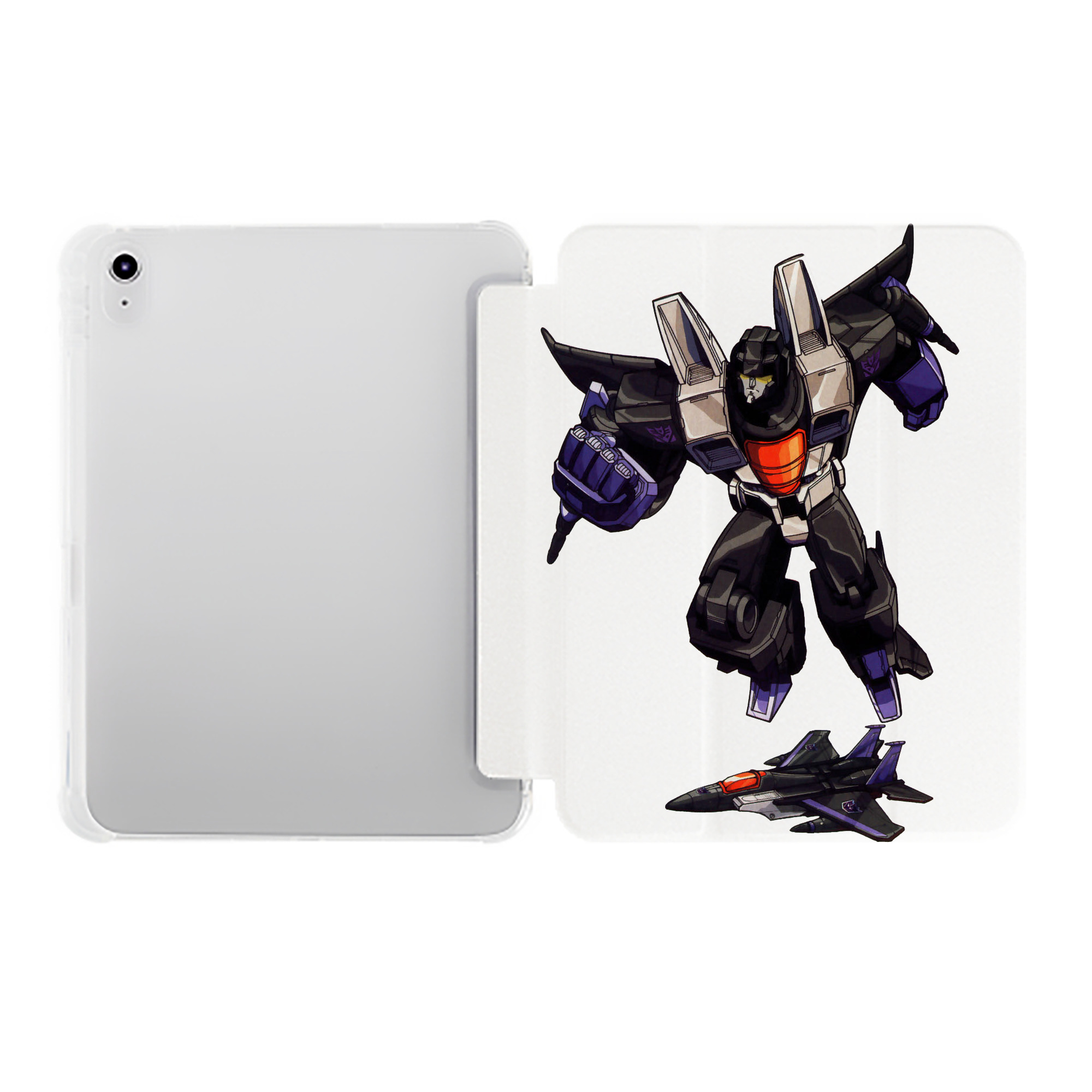 （画像用）  IPad ケース ペン収納付き 三つ折りスタンド PUレザー×シリコン 対応機種9.5/10.5/10.9インチ